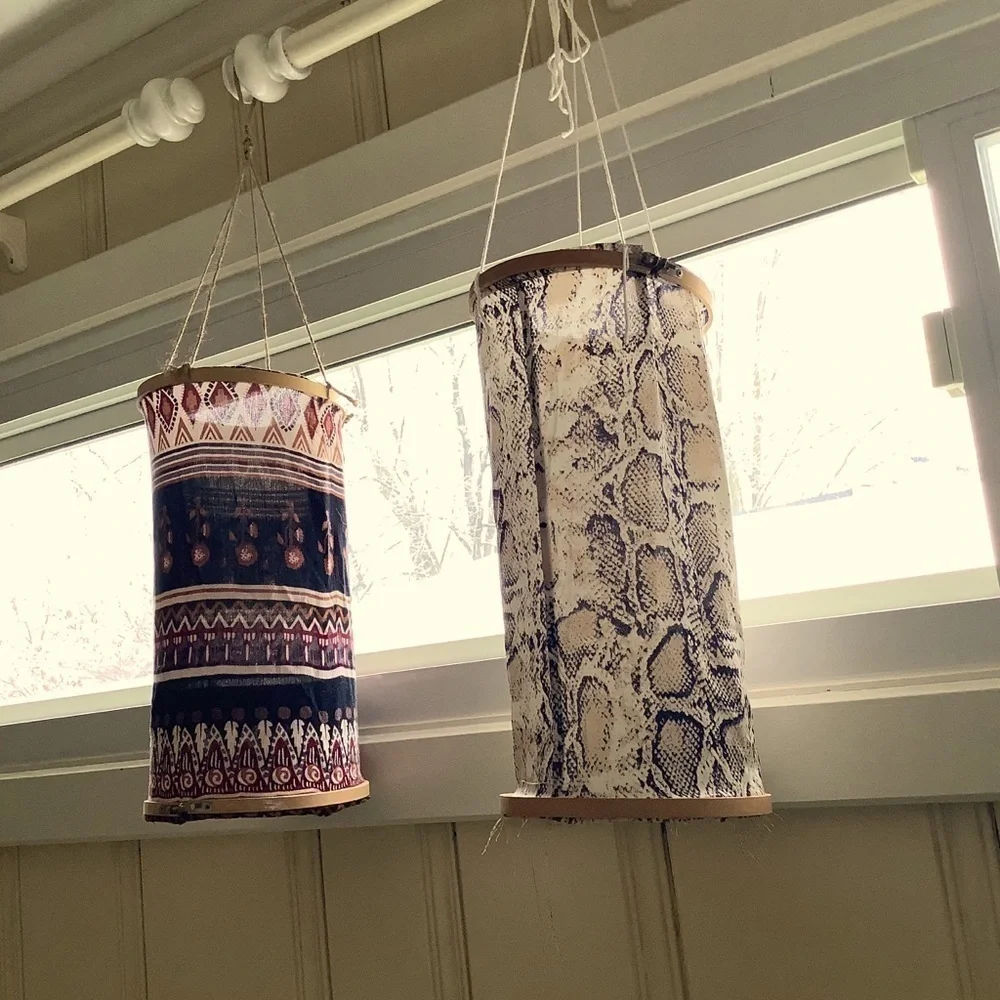 Two Bohemian Hanging Lanterns Pendants Home Wedding Dining